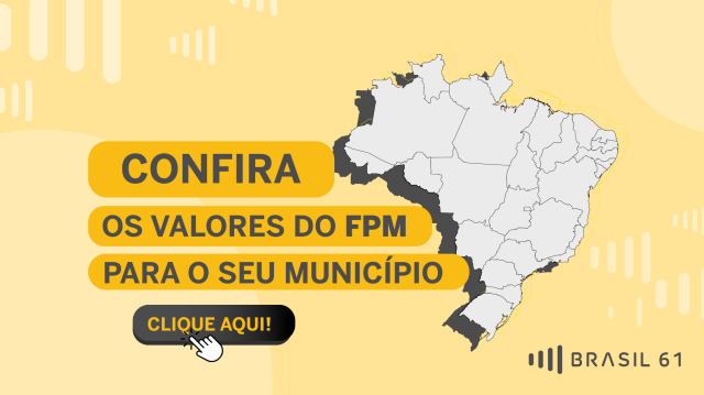 Primeiro decêndio de outubro do FPM distribui R$ 4,8 bilhões a municípios brasileiros