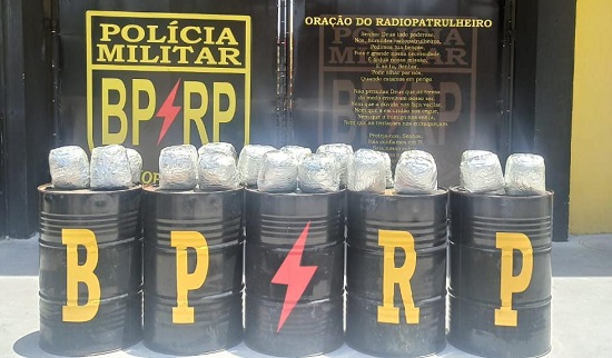 Suspeito é capturado com 20 kg de flor de maconha após perseguição em Aracaju