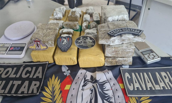 Homem é preso e 6 kg de maconha são apreendidos após confronto com a PM em Aracaju