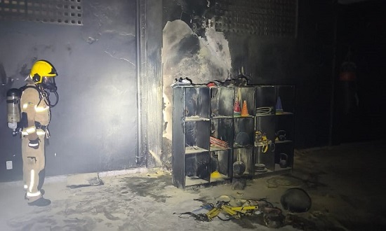 Princípio de incêndio em academia de Aracaju é controlado pelos bombeiros