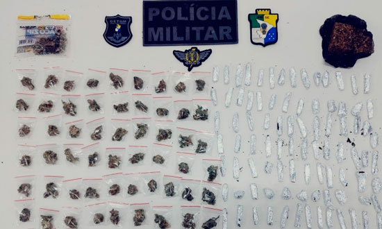 PMSE apreende drogas, arma artesanal e munições no Bairro 17 de Março