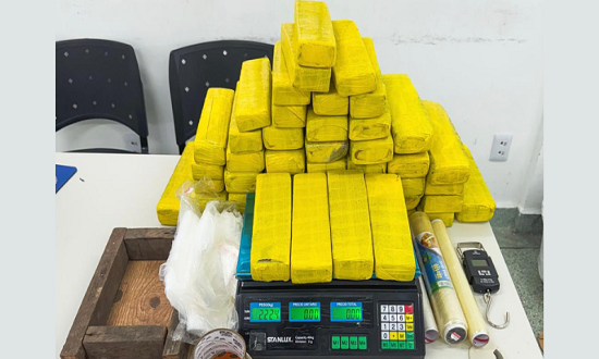 Motorista de aplicativo é detido com mais de 35 kg de maconha em São Cristóvão