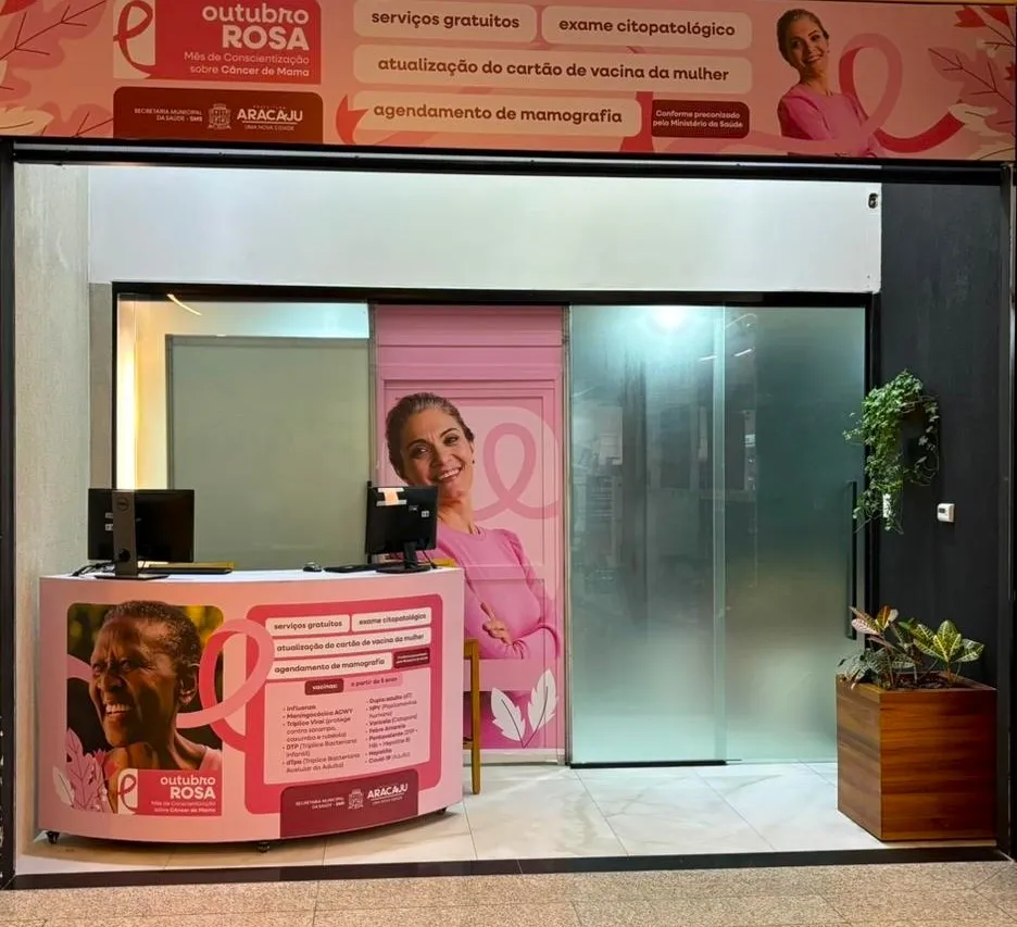 SMS estende atendimentos do Outubro Rosa no RioMar Aracaju até 31 de outubro