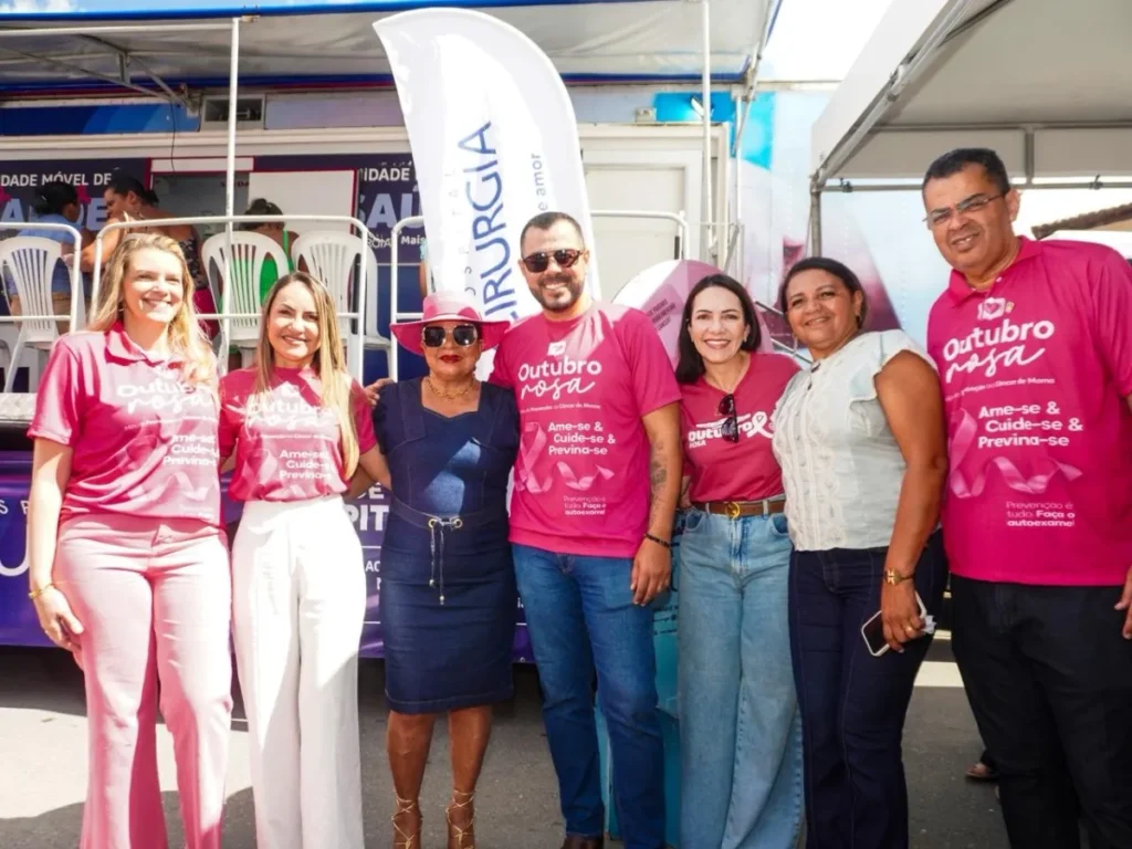 Carreta da Mulher oferece serviços gratuitos em Riachuelo durante ação do Outubro Rosa