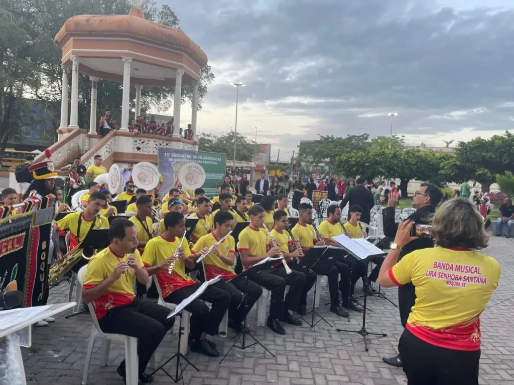 TV Aperipê cobre Encontro de Filarmônicas de Estância pela primeira vez