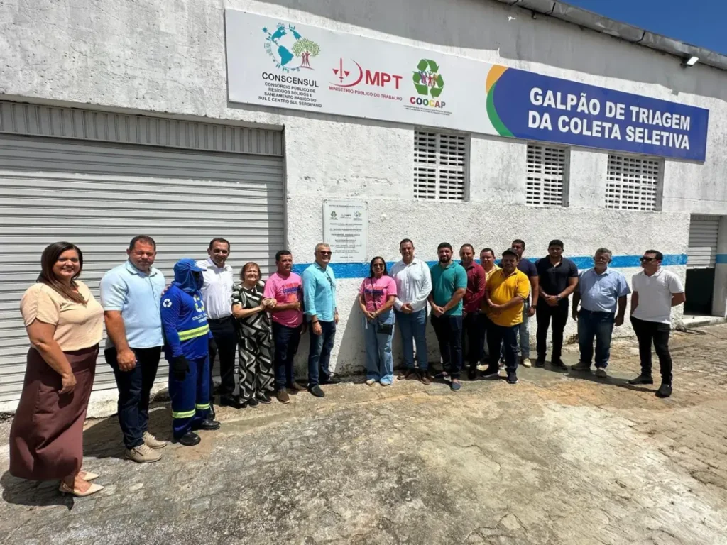 Galpão de triagem para catadores de Arauá e Pedrinhas é entregue no Sul de Sergipe