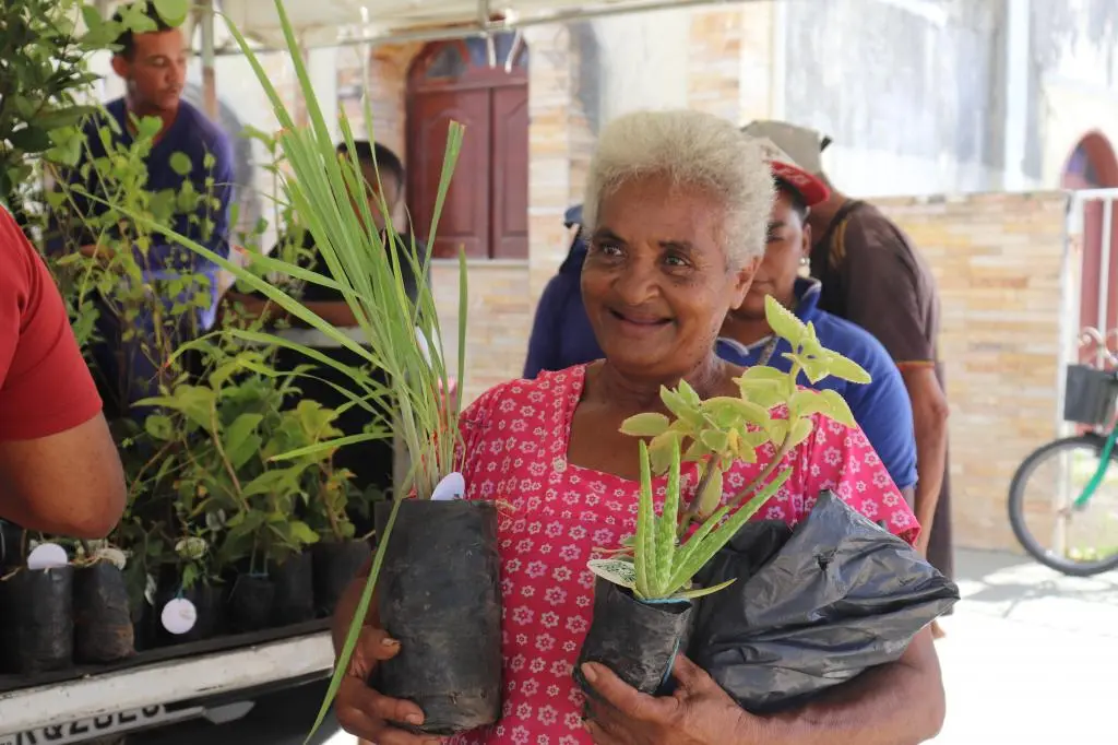 Sema leva ação itinerante com novas mudas frutíferas ao bairro Santo Antônio nesta sexta-feira