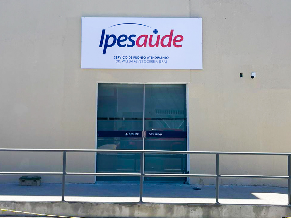 Urgência do Ipesaúde muda temporariamente de entrada durante melhorias no Serviço de Pronto Atendimento