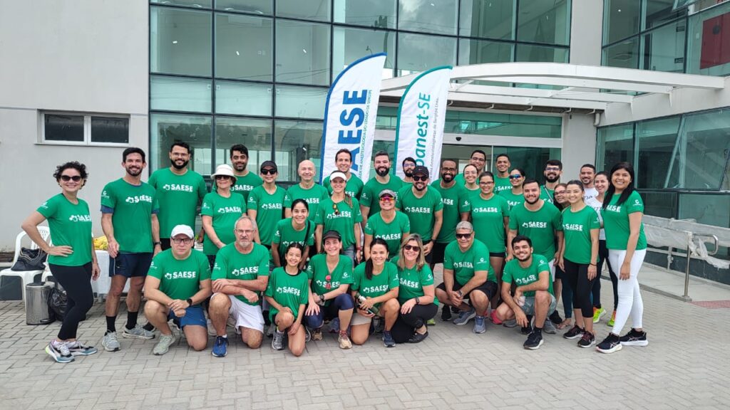 Saese e Coopanest-SE iniciam comemorações do Dia do Anestesiologista com atividade física