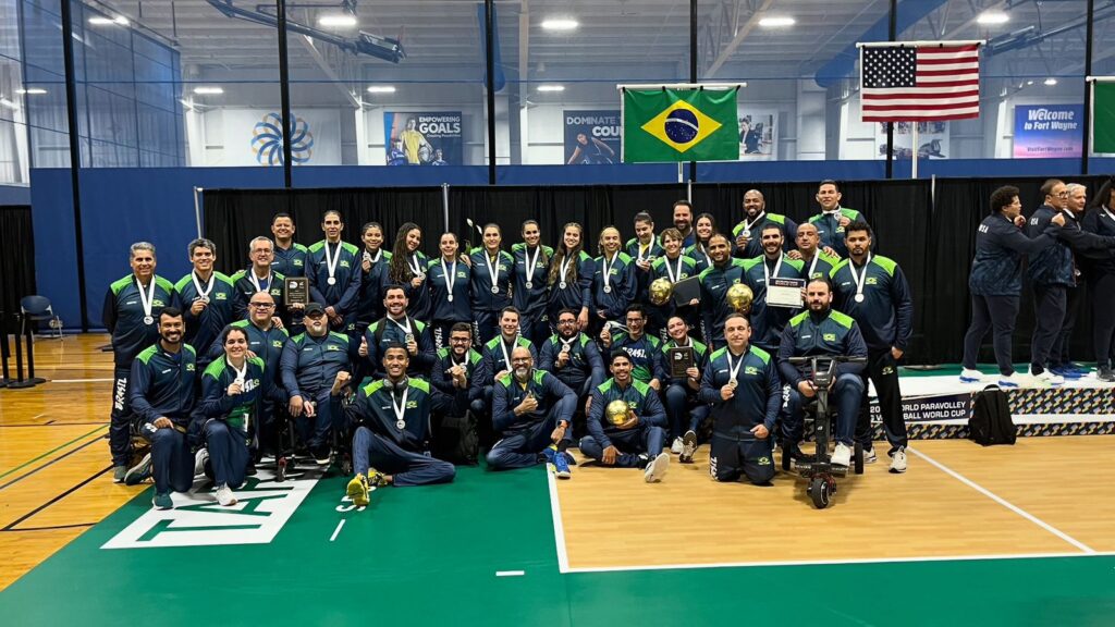 Brasil fica com duas pratas na Copa do Mundo de Vôlei Sentado