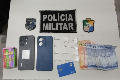 Casal é flagrado com cocaína e tenta esconder droga em buraco na SE-270,em Lagarto