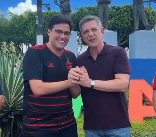Rogério Carvalho se reúne com o prefeito Talyson de Valmir e fortalece aliança para 2026.