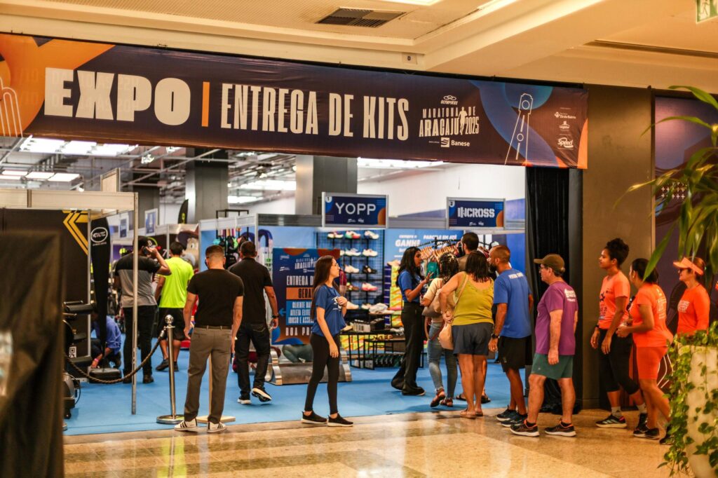 Maratona de Aracaju Banese 2025: Exposição é aberta com entrega de kits no Shopping RioMar