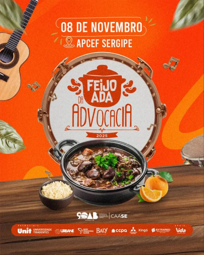 Feijoada da Advocacia promove confraternização com música e open bar em Aracaju