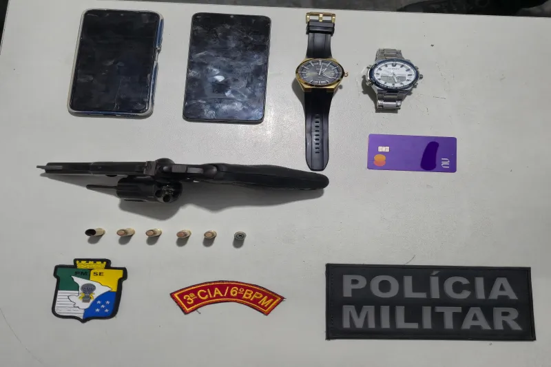 Dois homens são presos em Umbaúba após tiros em via pública e sequestro de mulher para motel