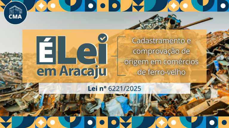 Lei em Aracaju exige cadastro e prova de origem em ferros-velhos