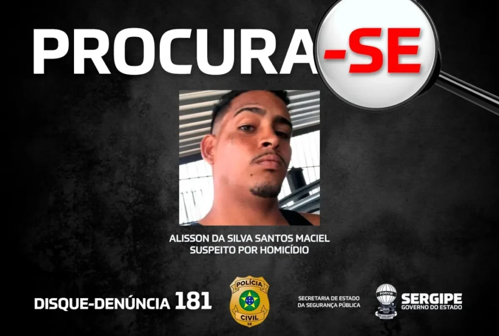 Polícia esclarece homicídio em Pacatuba e divulga imagem de suspeito foragido