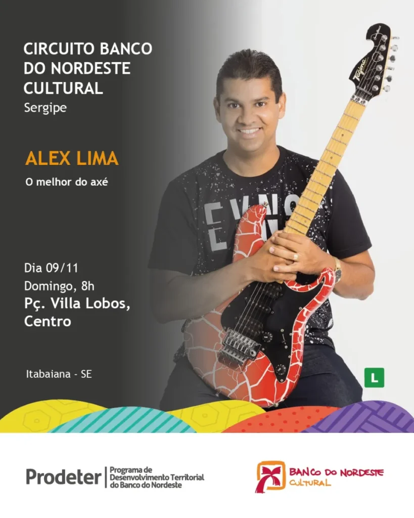 Circuito BNB Cultural agita programação de Aracaju, Barra dos Coqueiros e Itabaiana nesta semana