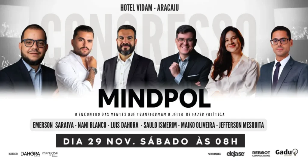Aracaju sediará MINDPOL, maior congresso de marketing político de Sergipe