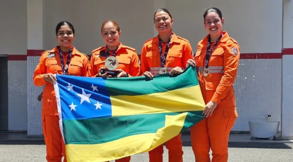 Bombeiras sergipanas conquistam título nacional em prova que simula combate a incêndio