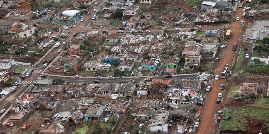 Enem é adiado em Rio Bonito do Iguaçu após tornado comprometer escolas
