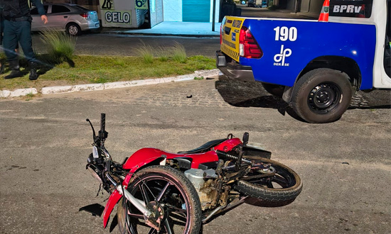 Motociclista fica ferido em colisão com carro na Rodovia SE-050, em Aracaju