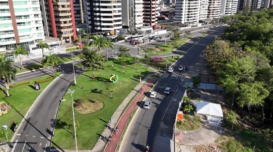 Trânsito na avenida Beira Mar terá mudanças por causa da duplicação da ponte Godofredo Diniz