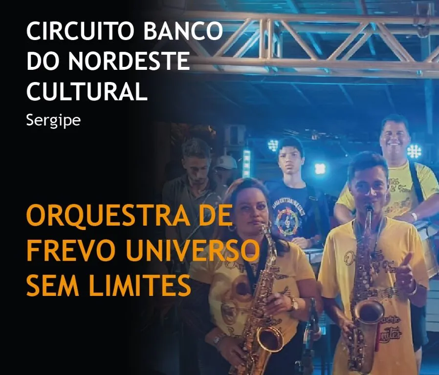 Orquestra Universo sem Limites anima domingo do Pré-Caju na Orla de Atalaia