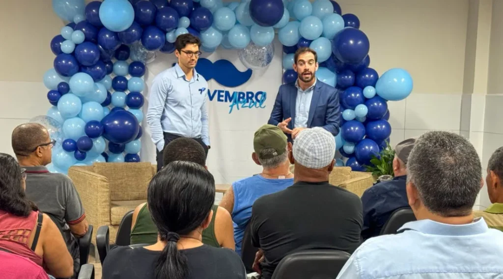 Ipesaúde realiza ação de Novembro Azul com consultas, palestra e atividades de bem-estar
