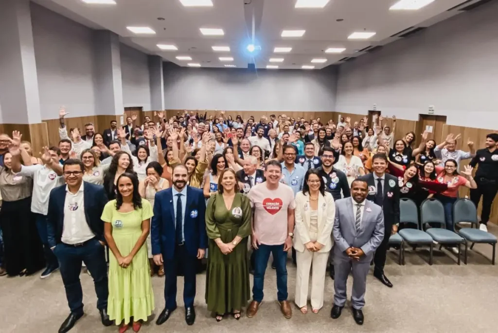 Auditório lota em ato de apoio à candidatura de Fabiano Feitosa ao TJSE