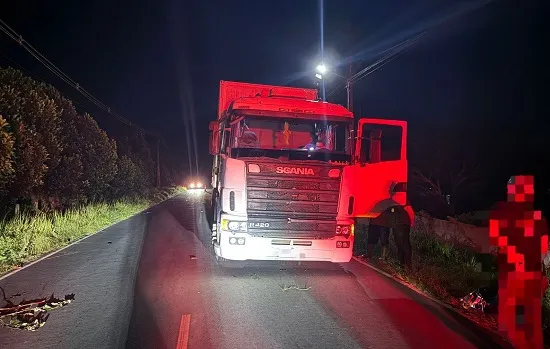 Ciclista de 68 anos morre após colisão com caminhão em Itaporanga D’Ajuda