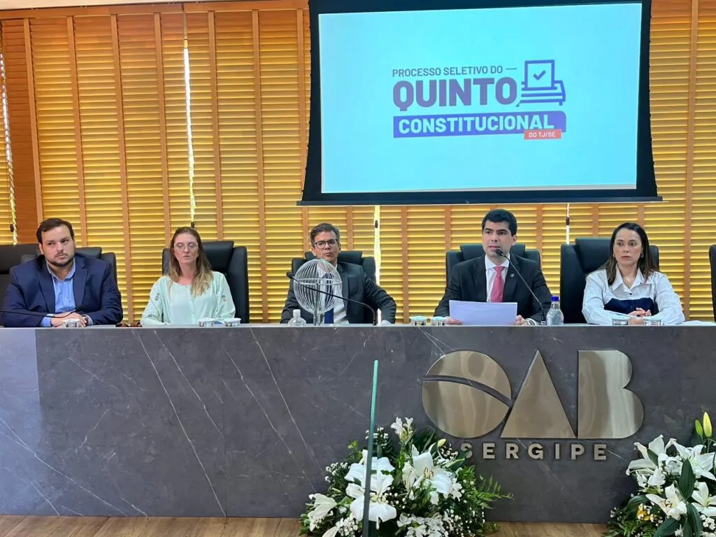 OAB Sergipe promove sabatina com 18 candidatos ao Quinto Constitucional do TJSE