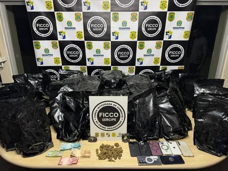 FICCO/SE apreende 36 kg de maconha tipo flor em operação na BR-101