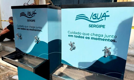 Iguá Sergipe instala quatro pontos de hidratação e 50 banheiros no FASC 2025