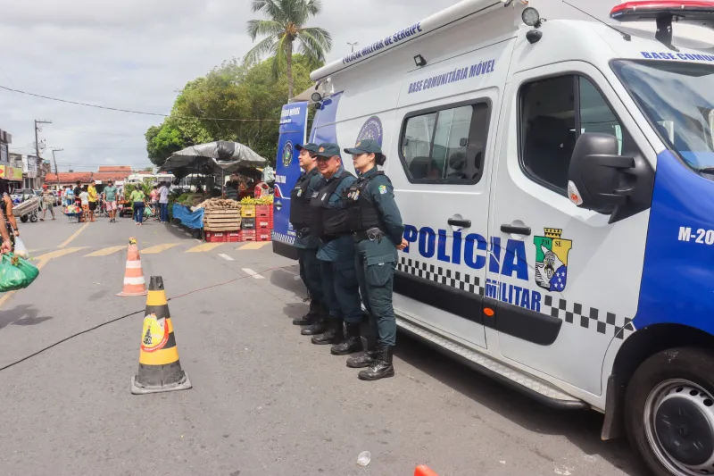PM intensifica policiamento nas feiras livres de Aracaju e reforça sensação de segurança