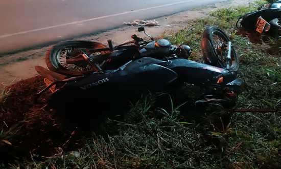 Colisão entre motocicletas na SE-459, em Lagarto, deixa um morto e um ferido