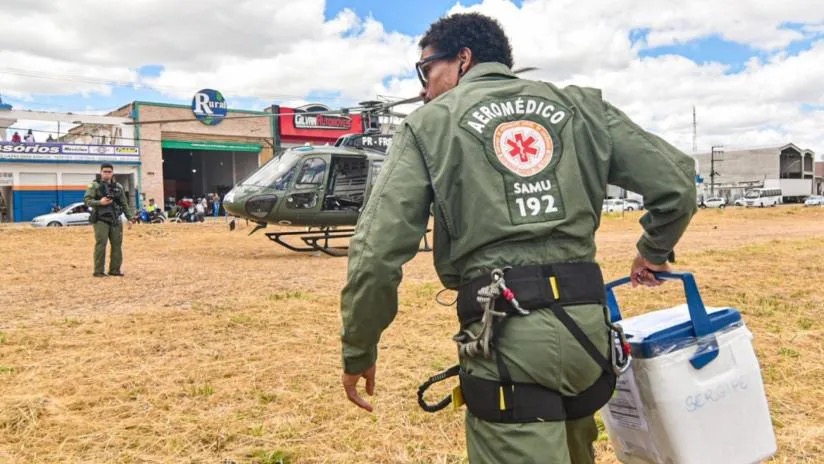 Operação histórica em Itabaiana: GTA e Samu transportam órgãos de jovem doador para Brasília e Recife