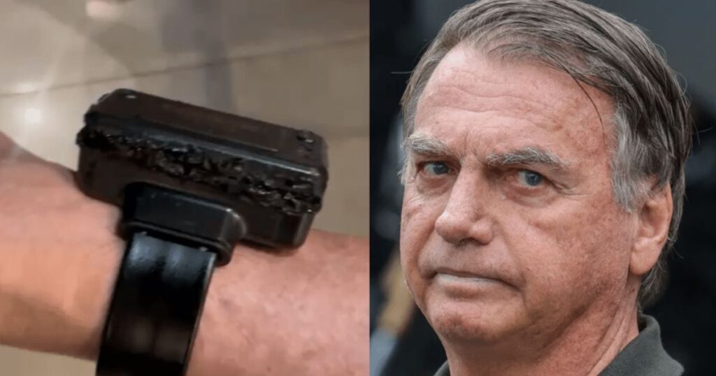 Veja vídeo de Bolsonaro admitindo que violou tornozeleira eletrônica