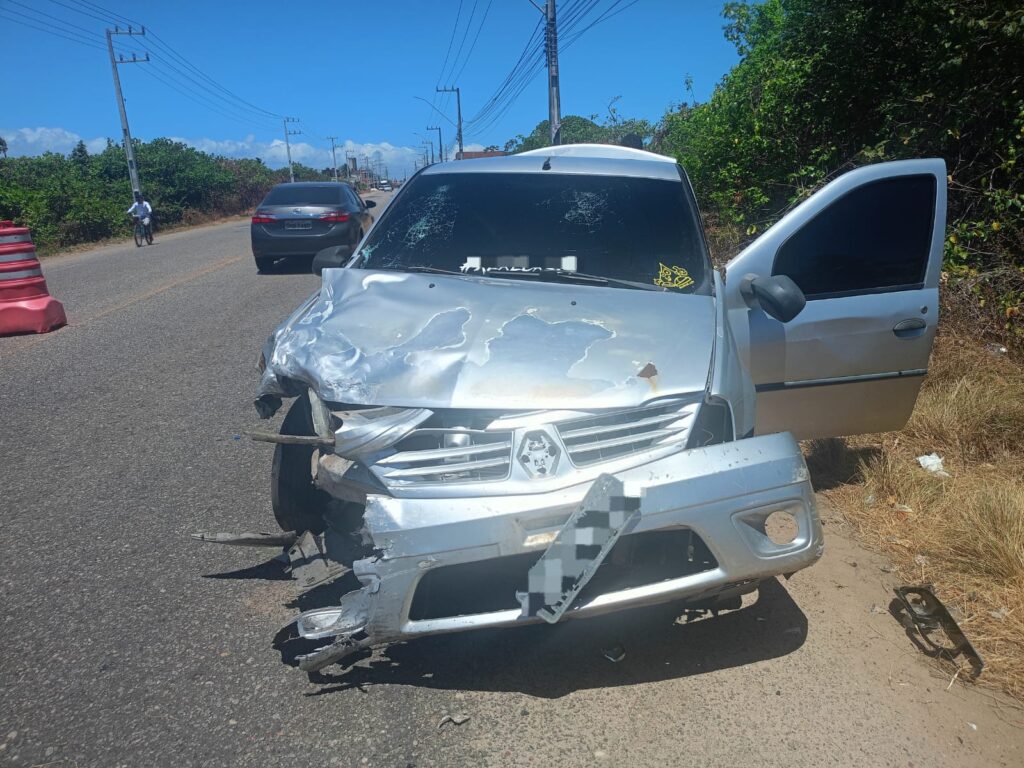 Colisão frontal deixa dois feridos na SE-100, em Barra dos Coqueiros