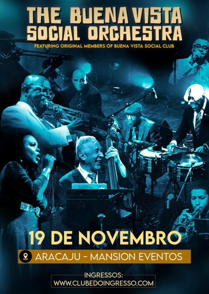 Direto de Cuba, Buena Vista Social Orchestra se apresenta em Aracaju nesta quarta 19/11