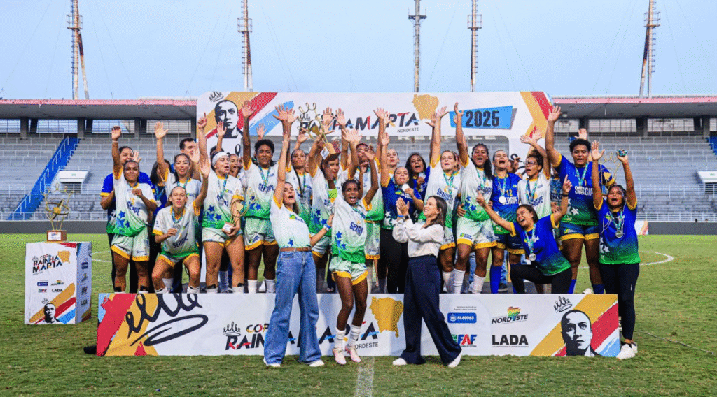 Sergipe conquista prata na 1ª Copa Rainha Marta Nordeste e confirma protagonismo no futebol feminino da região