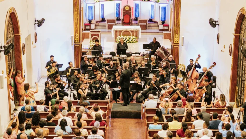 Concerto em Capela encerra temporada 2025 do projeto Orquestra na Estrada