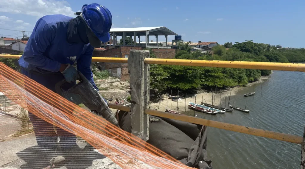 Governo de Sergipe inicia obras na ponte sobre o Rio do Sal, entre Aracaju e Nossa Senhora do Socorro
