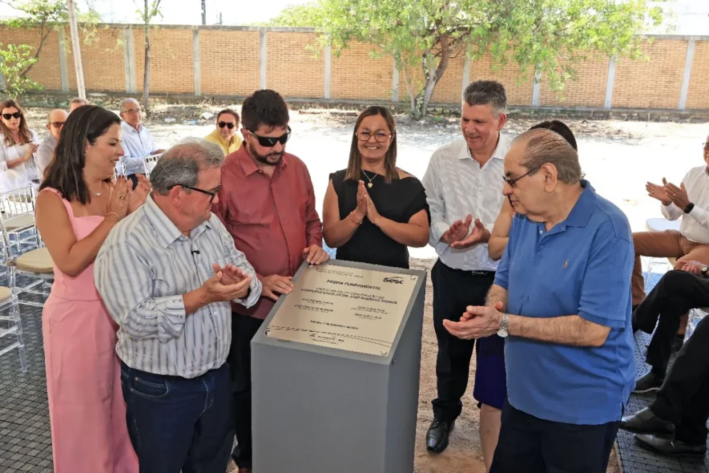 Sesc Sergipe inicia construção de complexo escolar que homenageia presidente da CNC