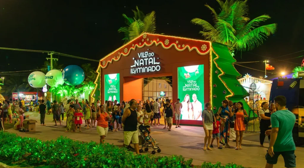 Vila do Natal Iluminado 2025 anima setor de turismo em Sergipe
