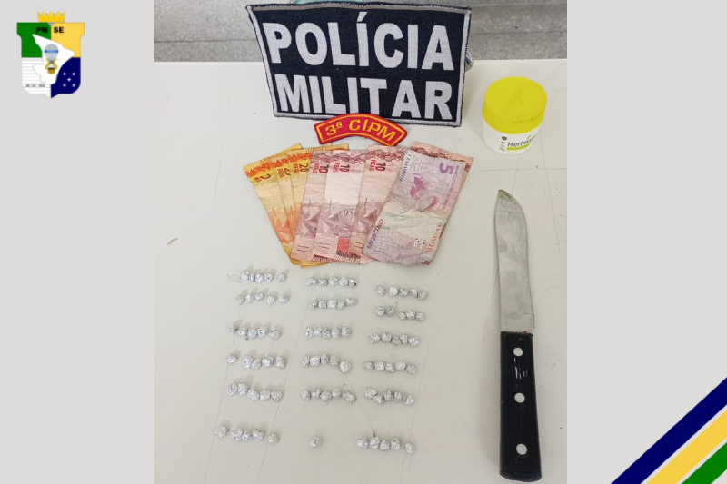 Mulher é detida com 86 pedras de crack em Santo Amaro das Brotas