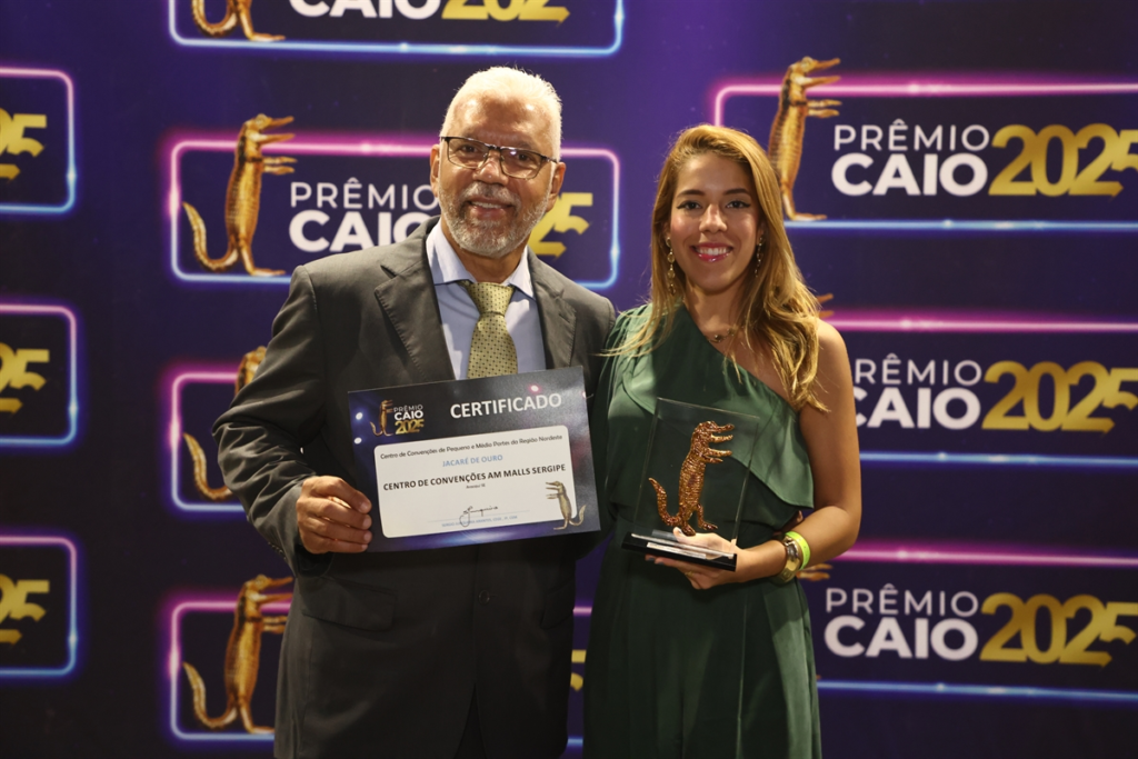Centro de Convenções AM Malls Sergipe conquista Prêmio Caio pelo segundo ano seguido