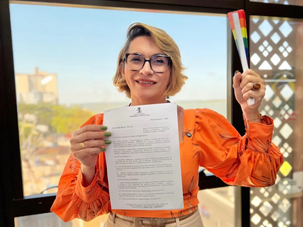Deputada Linda Brasil apresenta projeto para instituir Plano Estadual de Proteção a Defensores de Direitos Humanos em Sergipe