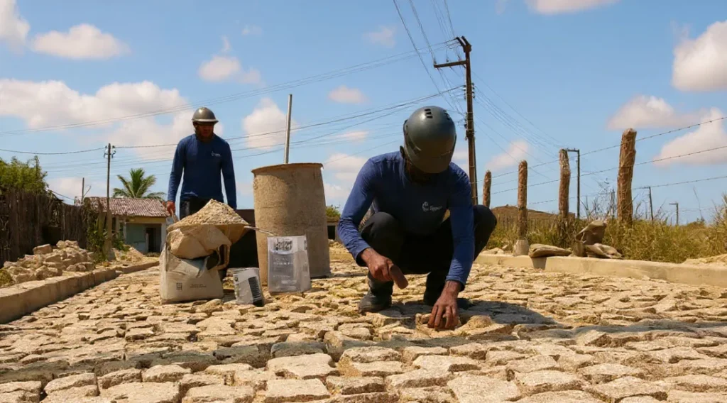 Coderse investe R$ 5,2 milhões em pavimentação granítica e leva saneamento rural a três municípios de Sergipe