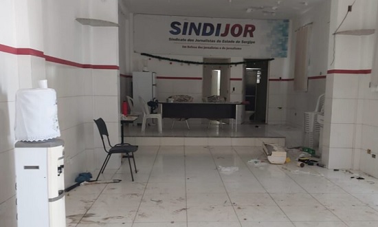Sede do Sindicato dos Jornalistas de Sergipe é arrombada no Centro de Aracaju